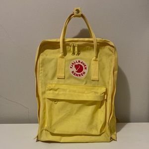 Fjallraven Kanken original adult unisex backpack light yellow